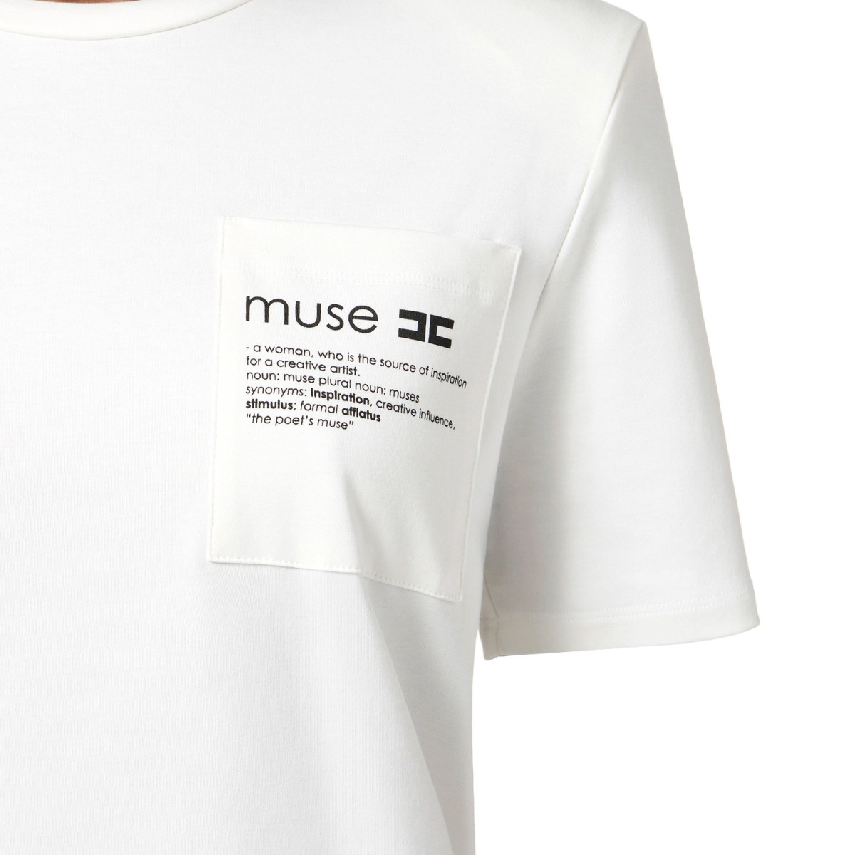 T-SHIRT IN COTONE CON TASCHINO