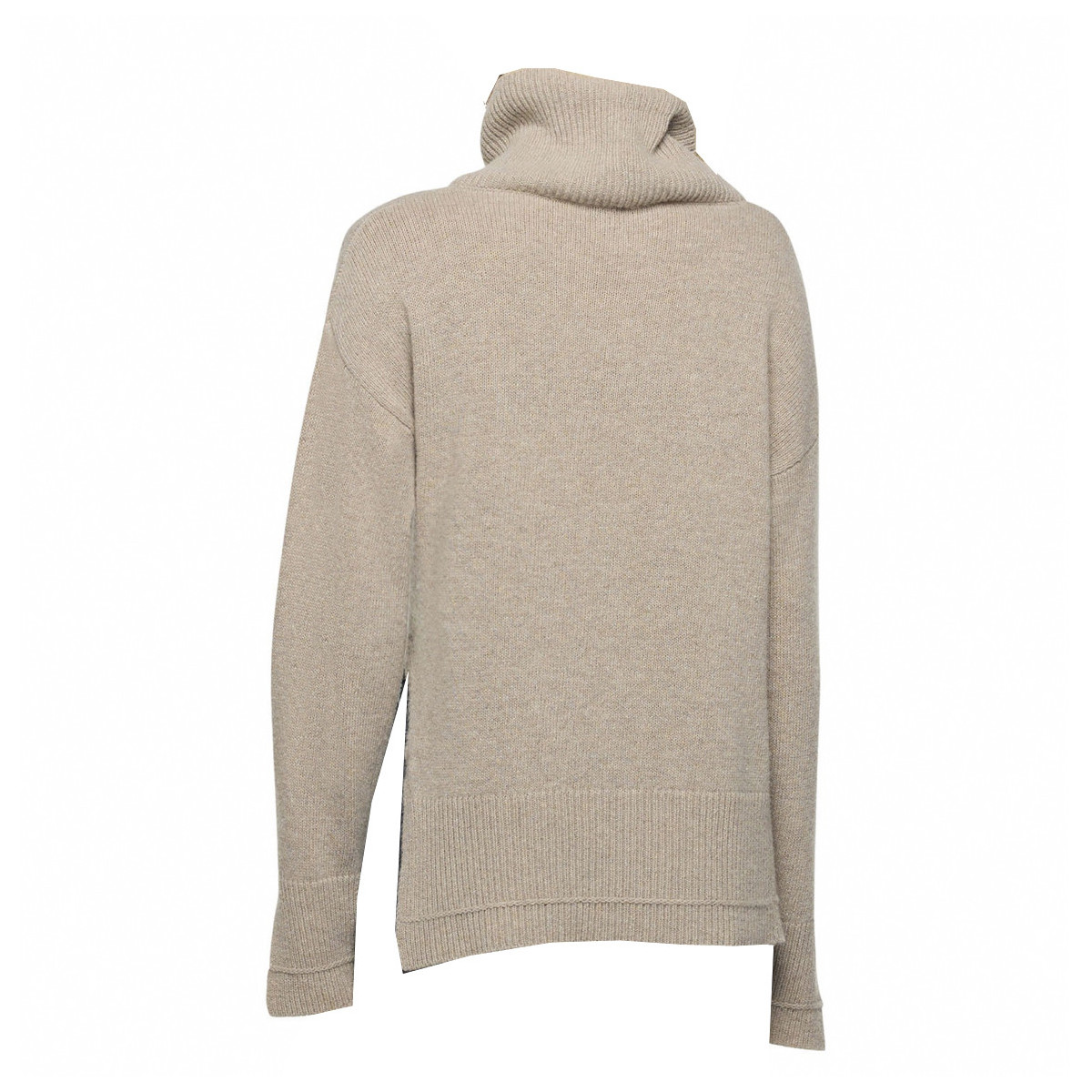 MAGLIA COLLO ALTO CON APPLICAZIONI