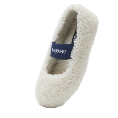 MOON BOOT BALLERINA BIANCA IN SHEARLING