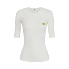 TOP IN MAGLIA A MICRO-TRECCE