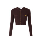 CARDIGAN IN MAGLIA MICRO-TRECCE