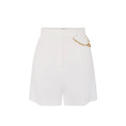 SHORTS IN GARBARDINA CON CATENA GIOIELLO