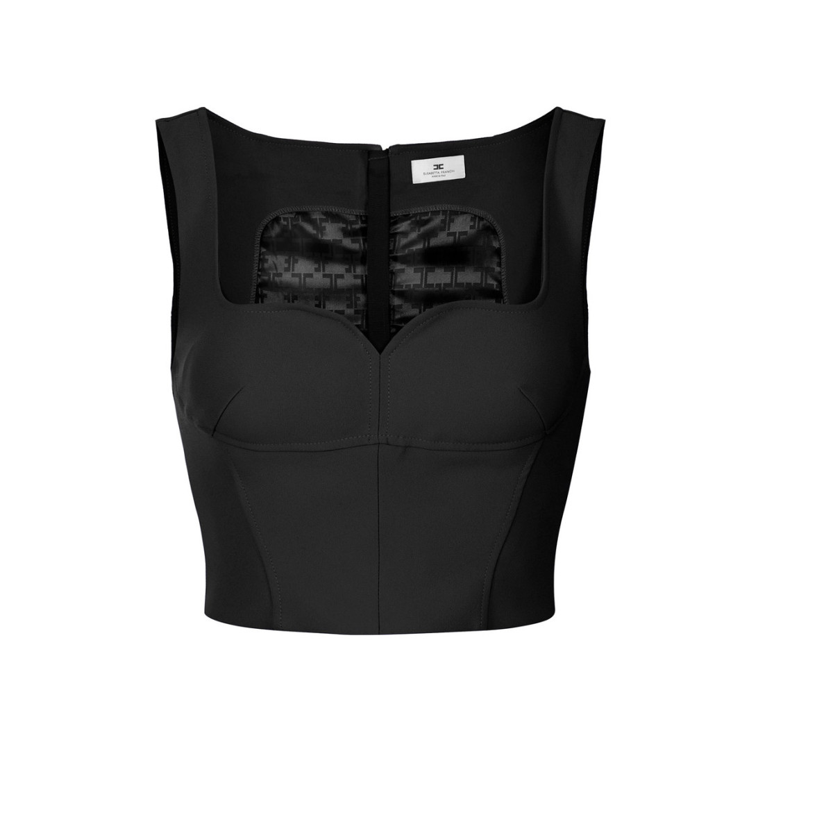 TOP IN DOPPIO CREPE STRETCH