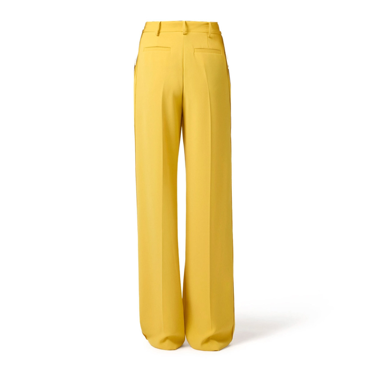 PANTALONE IN CREPE LEGGERO CON LOGO CHARM