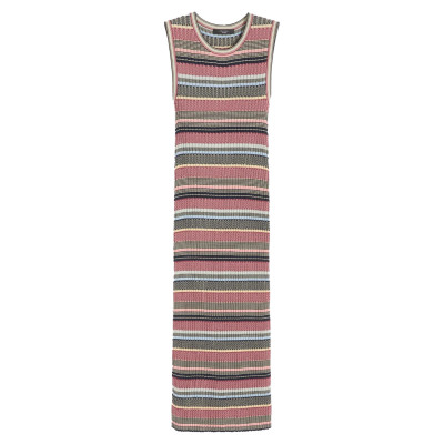 ABITO LONGUETTE IN VISCOSA MULTICOLOR