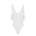BODY IN MAGLIA PUNTO STOFFA CON VOLANT