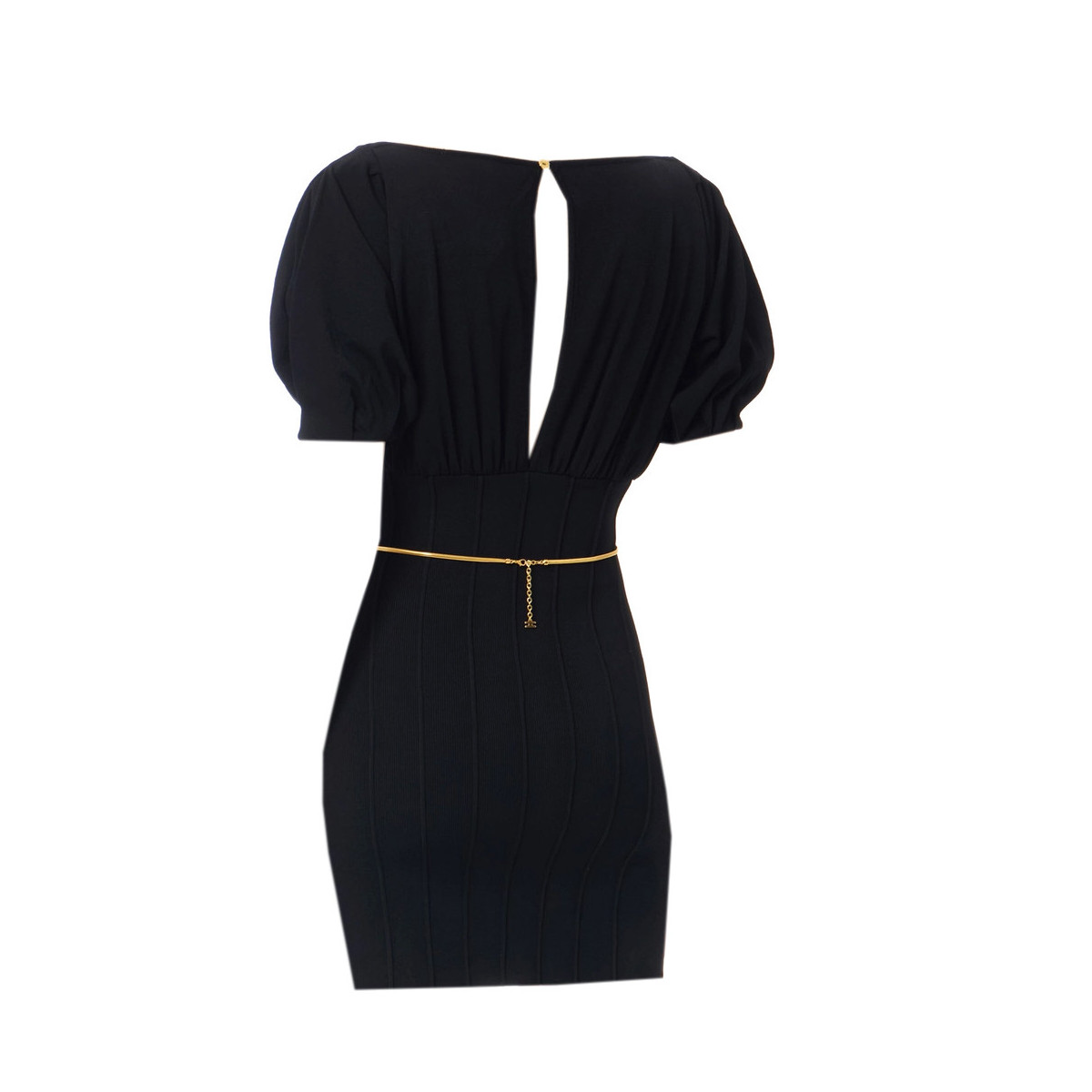 MINI ABITO IN MAGLIA CON CINTURA