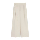 PANTALONE AMPIO IN VISCOSA E LINO