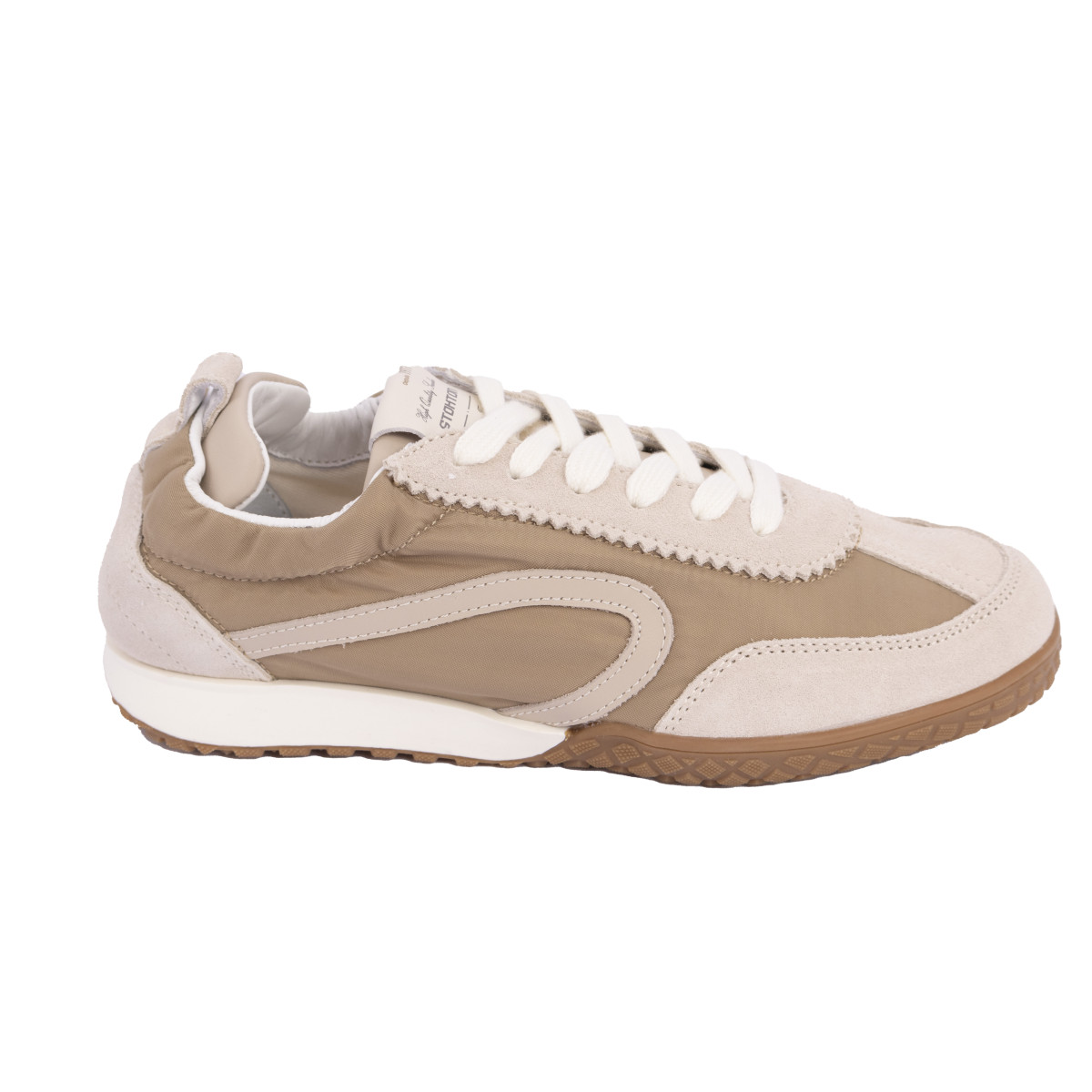 SNEAKERS IN CAMOSCIO E NYLON STOKTON