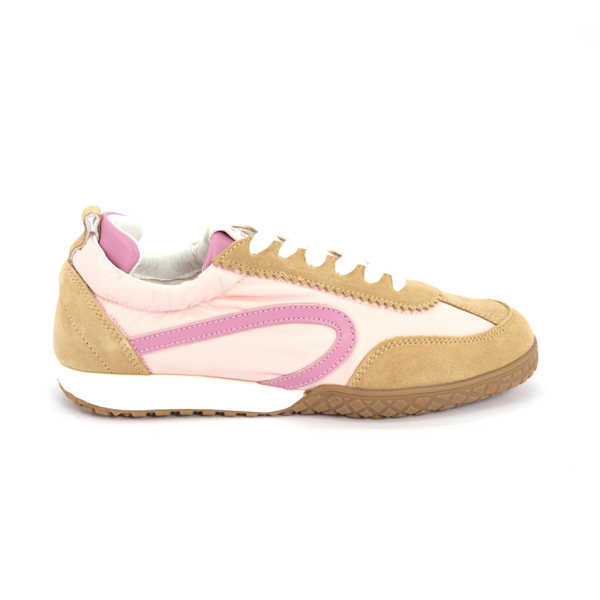 SNEAKERS IN CAMOSCIO E NYLON STOKTON