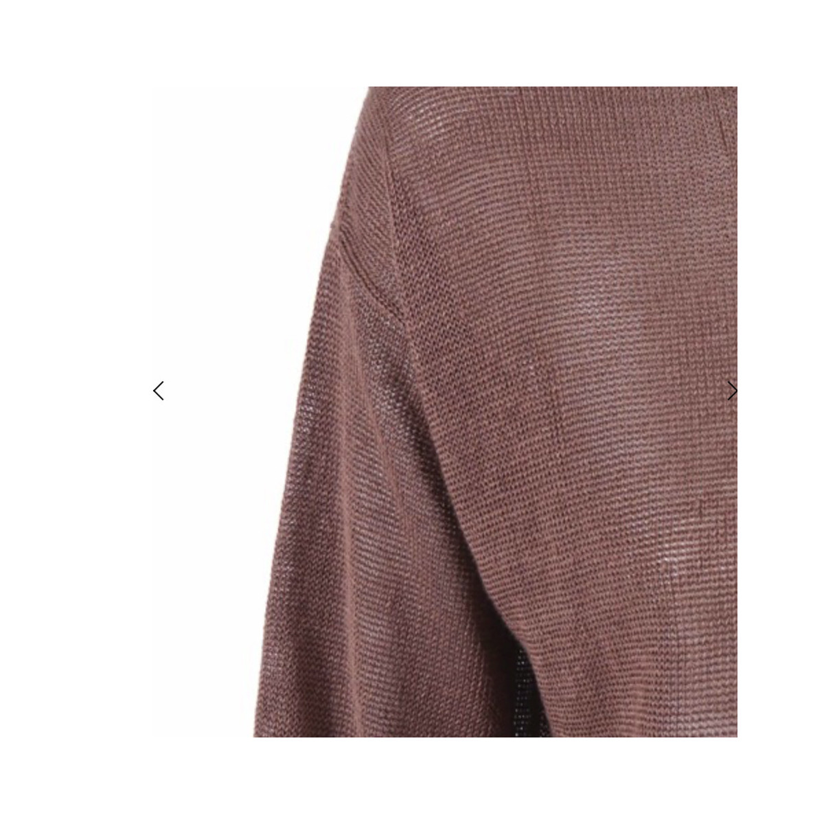 MAGLIA OVER IN FILATO DI LINO