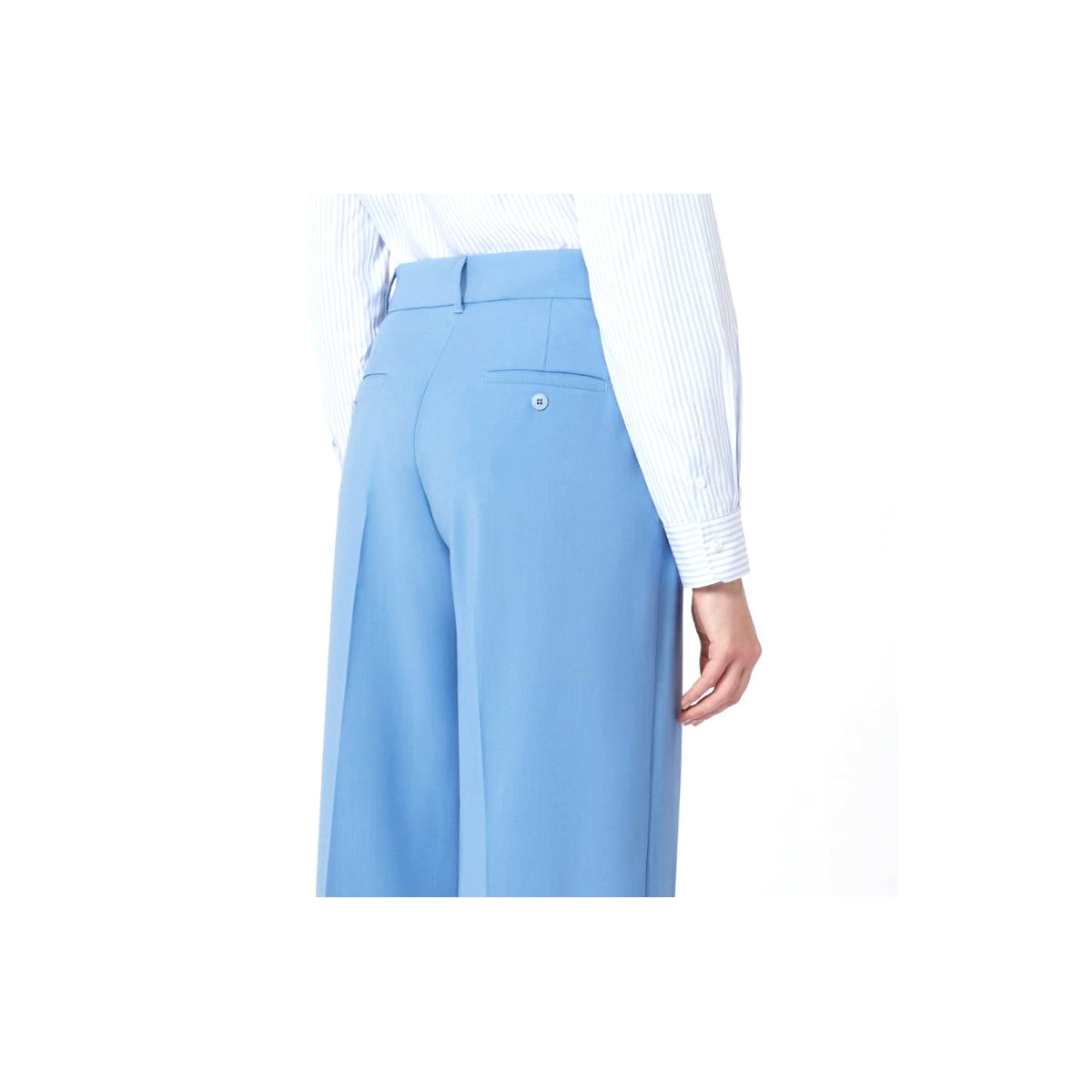 PANTALONE PALAZZO IN TELA DI LANA