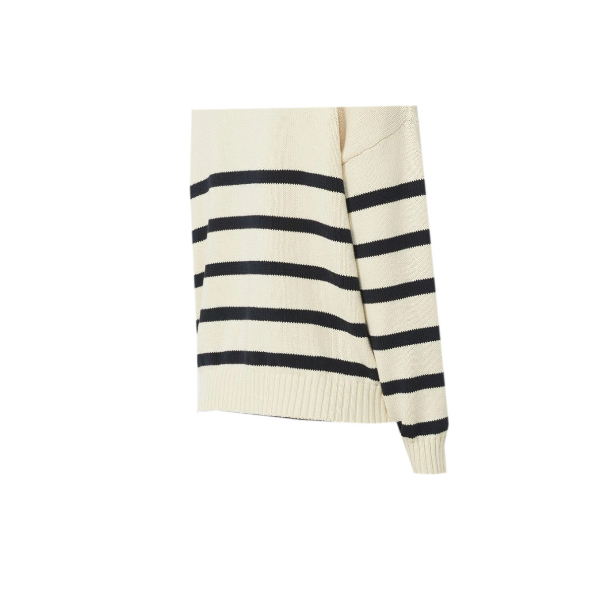 MAGLIA IN FILATO DI COTONE CON COLLETTO