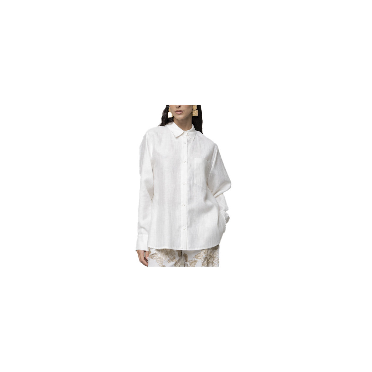 CAMICIA IN MISTO LINO