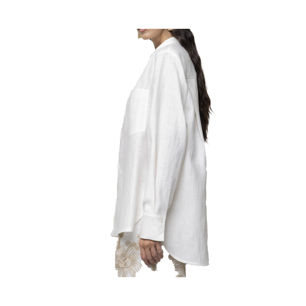 CAMICIA IN MISTO LINO