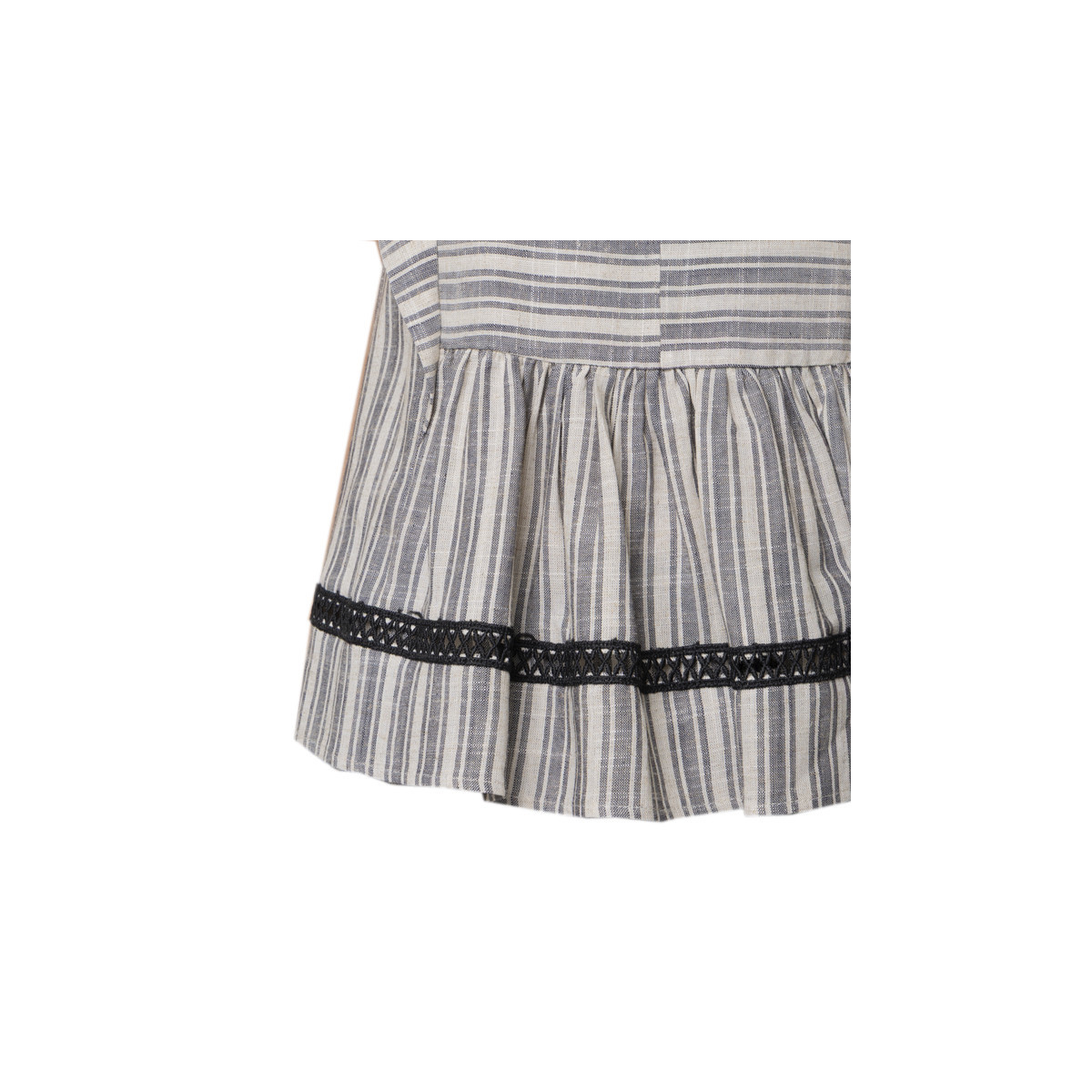 BLUSA SMANICATA A RIGHE