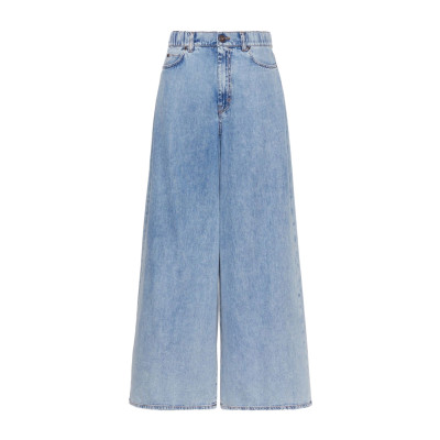 JEANS LUNGO IN DENIM DI COTONE