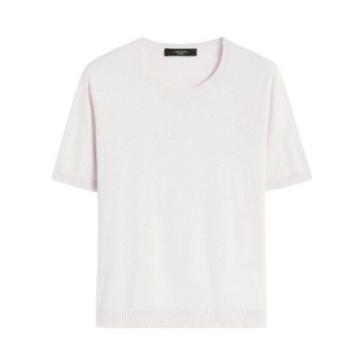 T-SHIRT IN FILATO DI SETA E COTONE MAX MARA WEEKEND